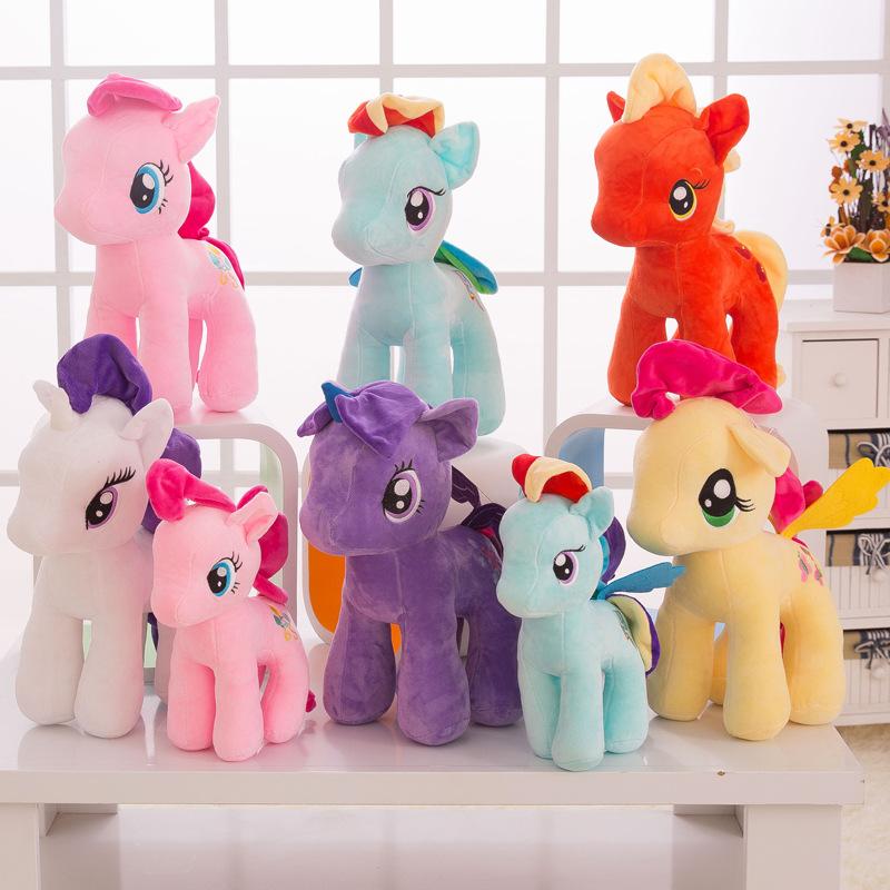 20cm Plush Toys Cute Horse Dolls Kids Children Doll Soft Stuffed Animals Toy Home Decoration Birthday Gifts