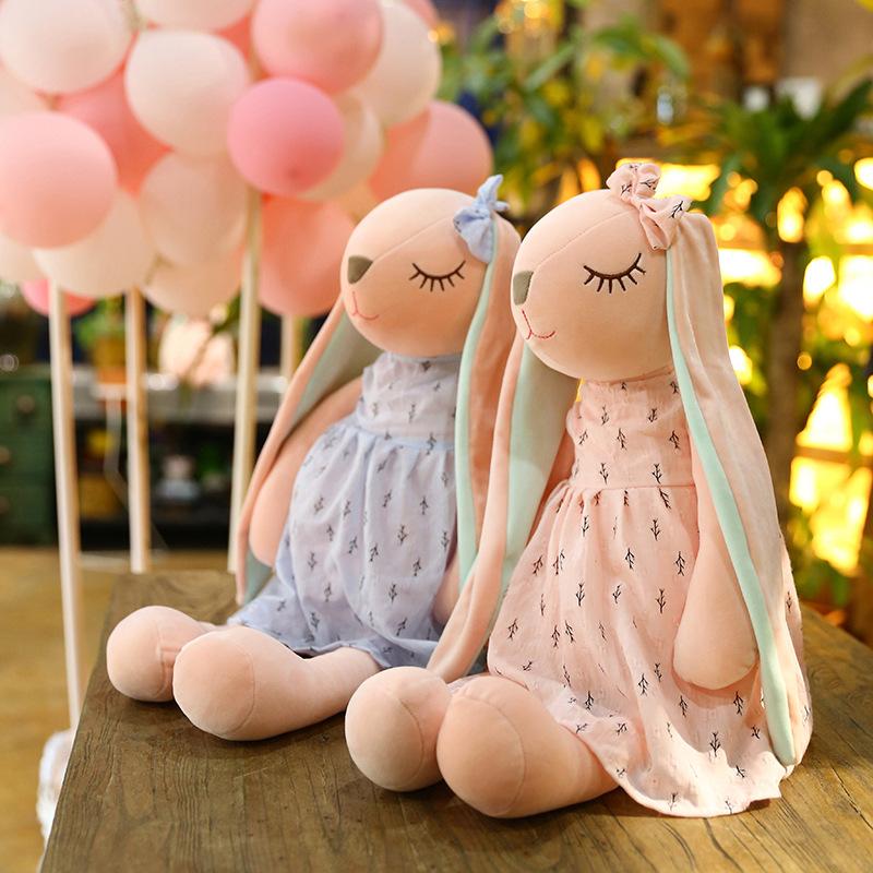 Creative rabbit doll plush toy 45cm long ears rabbit doll stuffed animals children s gift