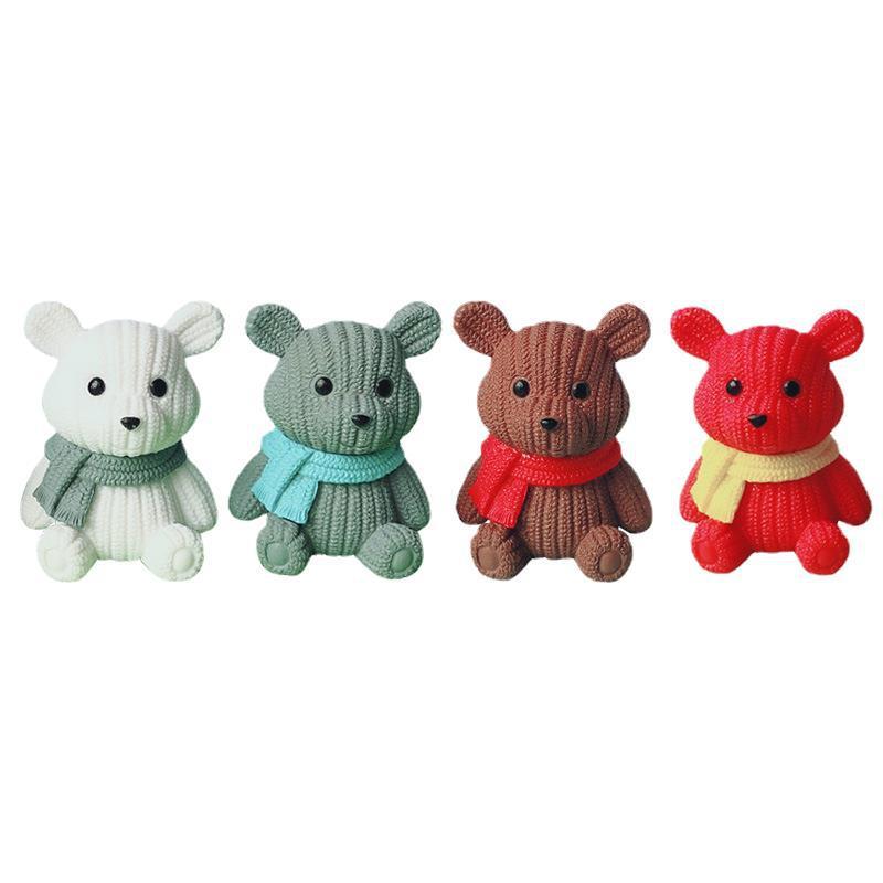 Home decoration accessoriesStuffed Plush Animals party Cute plastic bear miniature fairy Easter animal Dolls pillow Holiday Party Prom Christmas Valen