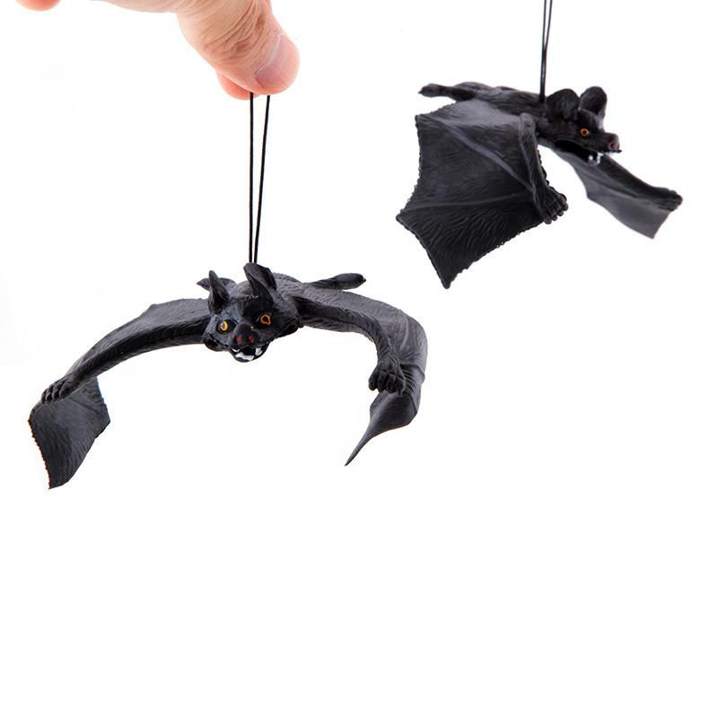 Fidget Toys Sensory Christmas halloween simulation Bat Keychain Party decoration Anti Stress Children Adults Decompression Toy Surprise wholesale