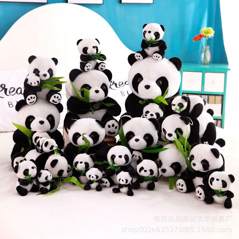 White Black Toys Panda Dolls Plush Toy Cute Kids Doll Soft Stuffed Animals Children s Day Birthday Gifts