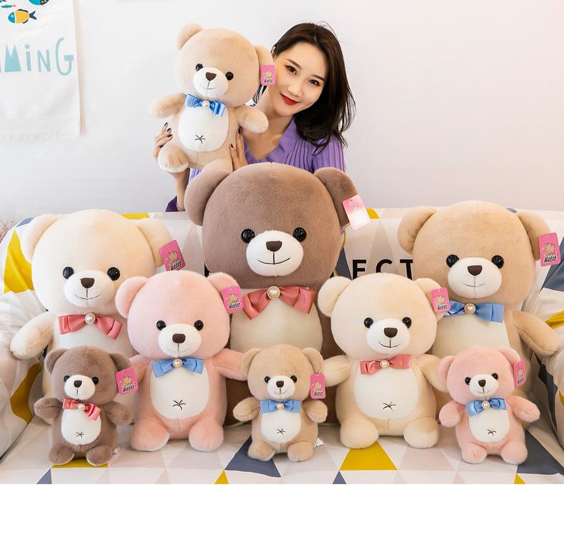 cute plush toy bears doll stuffed animals toys high quality home decoration children birthday gift