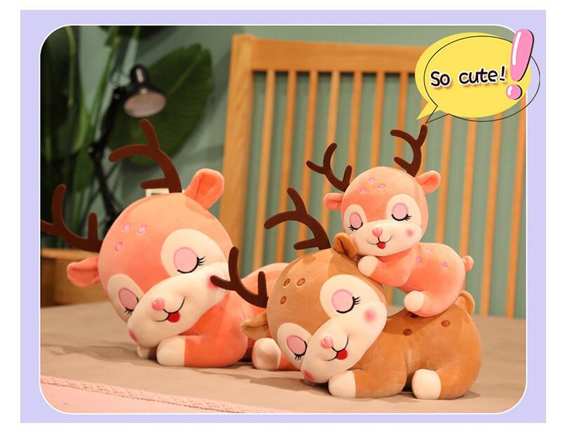 Christmas 20cm30cm40cm deer plush toy Elk doll Xmas party tossing small dolls event gift children gifts Stuffed Animals