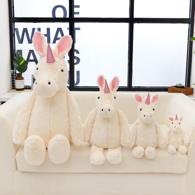 Plush Toys Cute white Stuffed Animals Soft Doll Home Decoration Birthday Gifts High Quality Wholesale 30cm