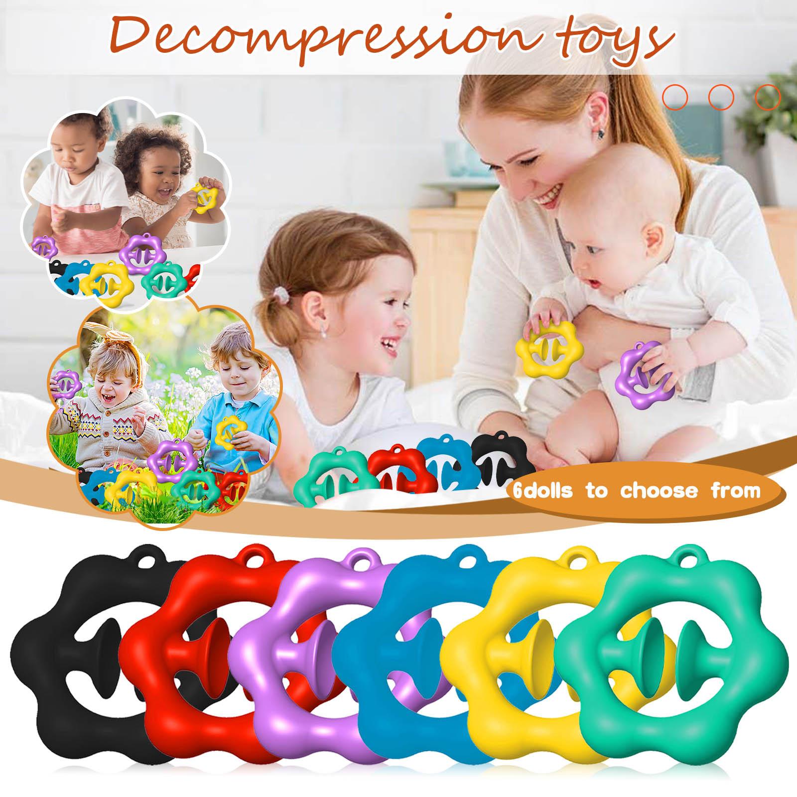 Fidgets Antistress Toys Hand Grip Ring Relief Stress Sensory Toy Autism Special Needs Anxiety Reliever Ball Figet