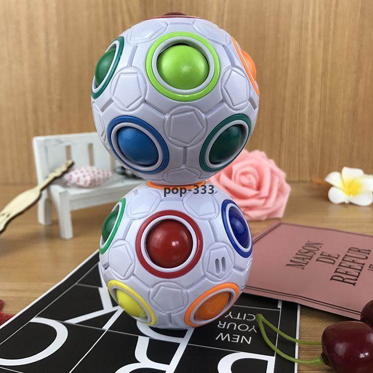 Boys Girls Magic ball Decompression Toy Antistress Cube Kids Puzzles Educational Coloring Learning Toys for Children Adults Desk Office Ant