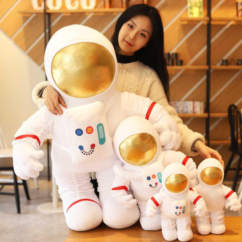 Plush Astronaut Spaceship Toy Stuffed Soft Science Fiction Type Soft Doll Kids Toys Creative Toys Children Birthday Gift H1025