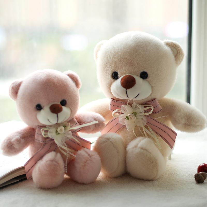 25cm cute bear plush toy cute high quality stuffed animals toys bears doll children birthday gifts