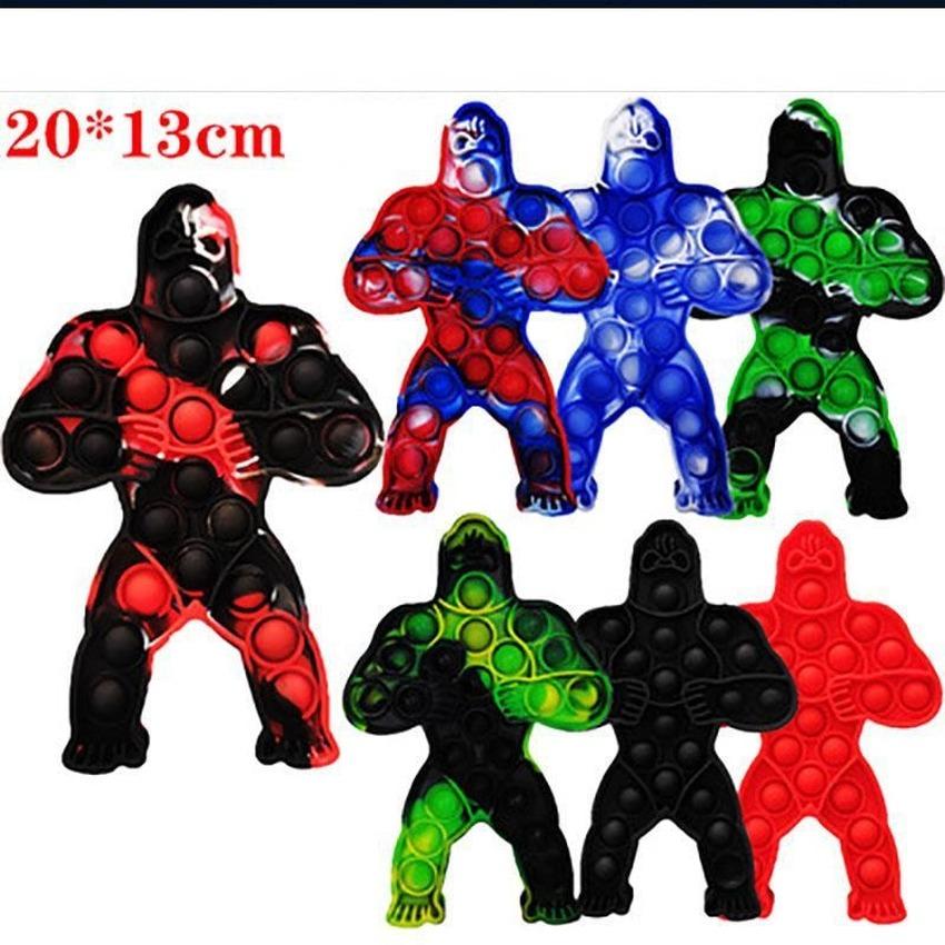 Fidget Toy Push Finger Decompression Toys Rainbow Tie-dye Large Bubble Children s Puzzle Mental Arithmetic Board Game Silicone Toy