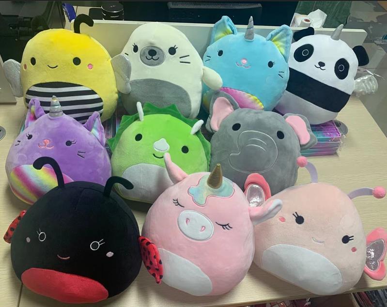 Fashion Movies Plush Toy For Party Favor Animal Doll Kawaii Unicorn Dinosaur Lion Soft Pillow Buddy Stuffed Kids Gift