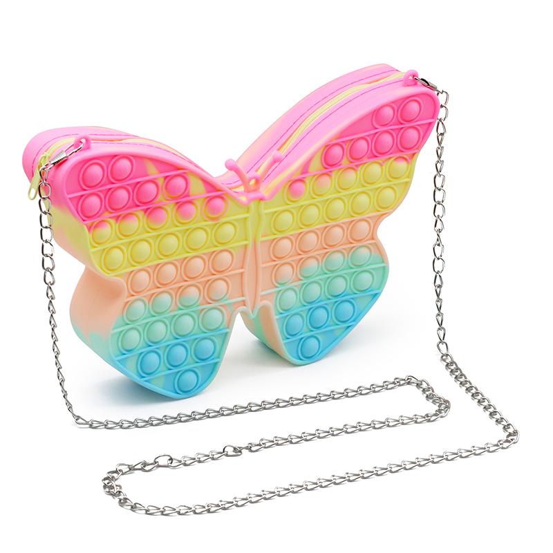 Fidget Toys Sensory Christmas halloween Butterfly coin purse Push Bubble Tie dye Anti Stress Educational Children Adults Decompression Toy Surprise wh