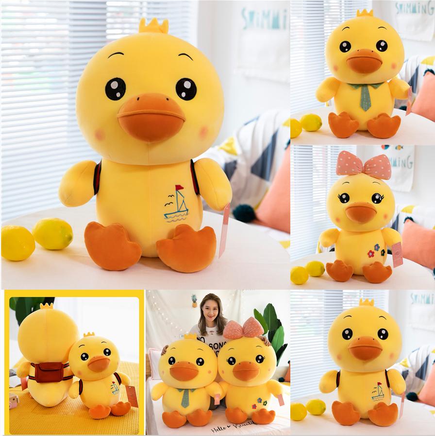 30cm Plush Toys Cute fashion TikTok Yellow Duck Toy Stuffed Animals Soft Kids Doll Decoration Christmas Gifts