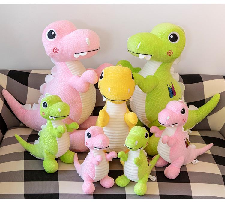 Wholesale Plush Toys Soft Cute Dinosaur Doll Stuffed Animals Toy Kids Children Christmas New Year Gift