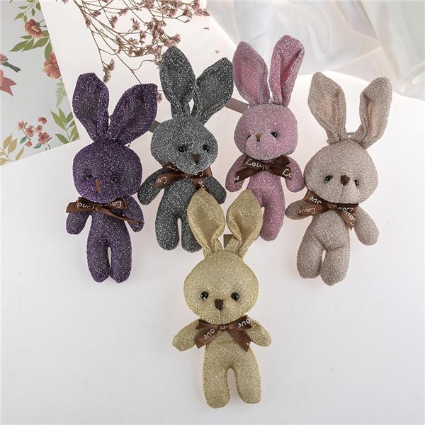 Wholesale 22cm Plush Toys Wishing Rabbit Pendant Toy Stuffed Animals Soft Rabbits Bag Accessories Doll Christmas Gifts