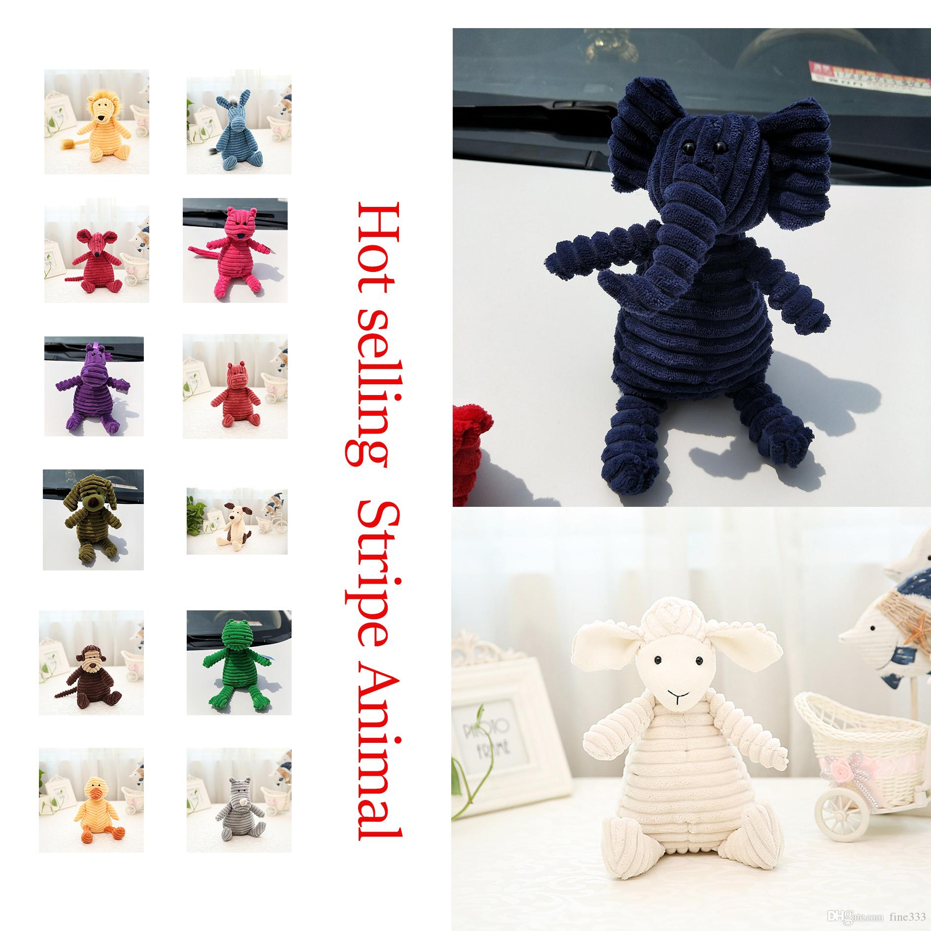 Animals Stuffed Plush Doll Toys Big Size 9.8 / 11.8 /15.7 Animals Zoo Stuffed Doll toys Best Gifts For Birthday Toys