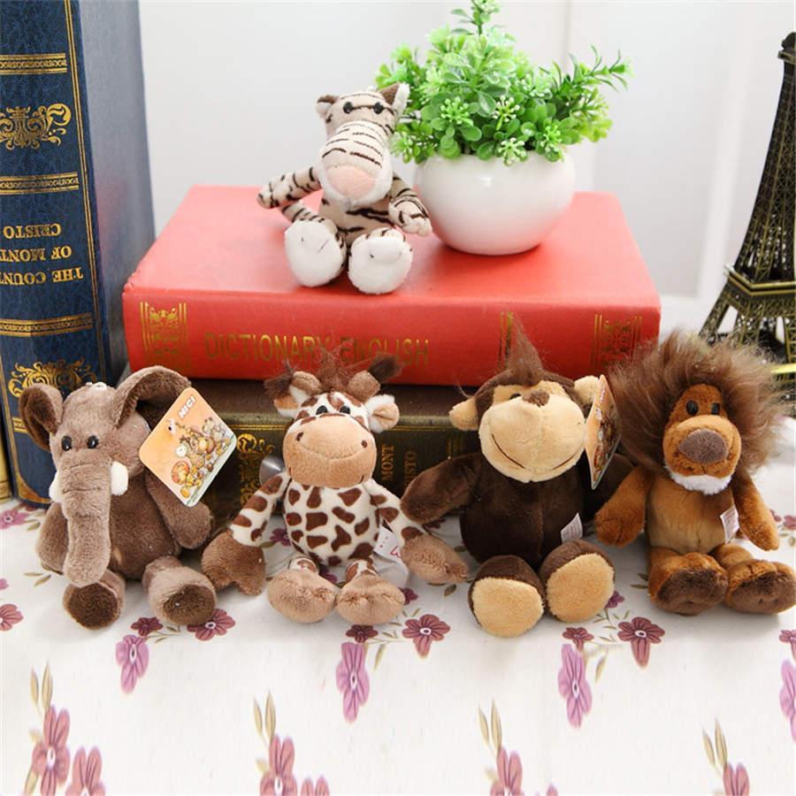 Jungle Animal Series Pony Elephant Plush Toy Tiger Fawn Doll Stuffed Animals gift for children Child