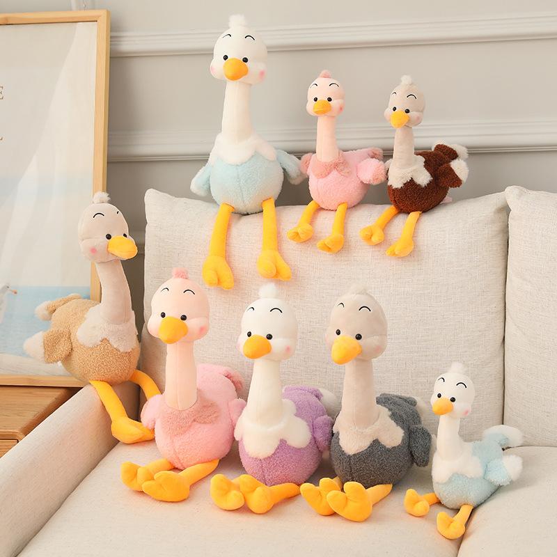35cm Plush Toys Cute ostrich Dolls Home Decoration Kids Children Doll Soft Birds Stuffed Animals Boy Toy Birthday Gifts