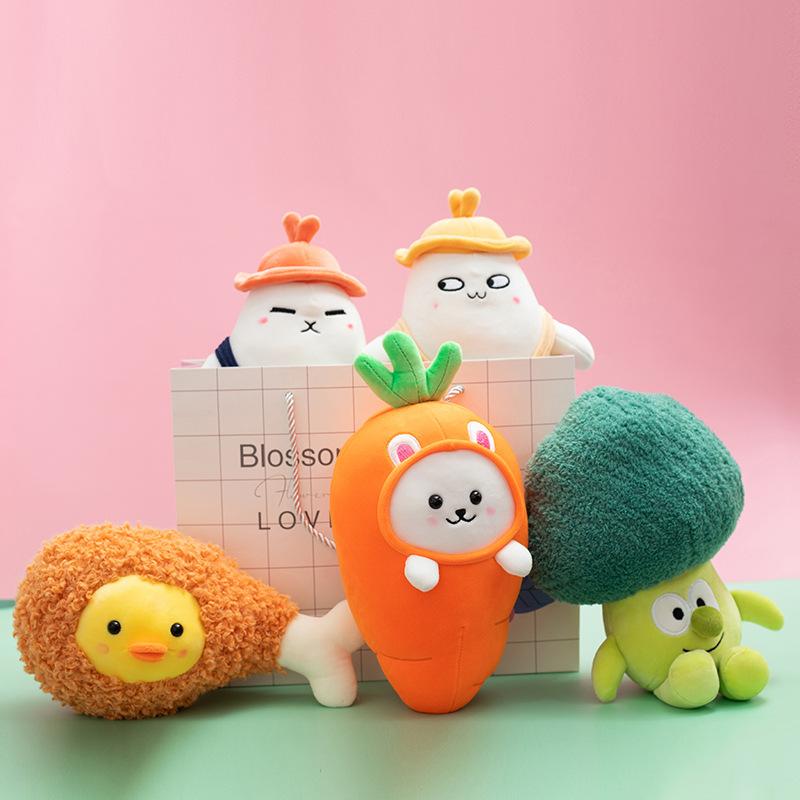 Cute carrot Plush Toys Food Dolls for Kids Children Soft Stuffed Toy High Quality Home Bedroom Decoration Birthday Gifts 26cm