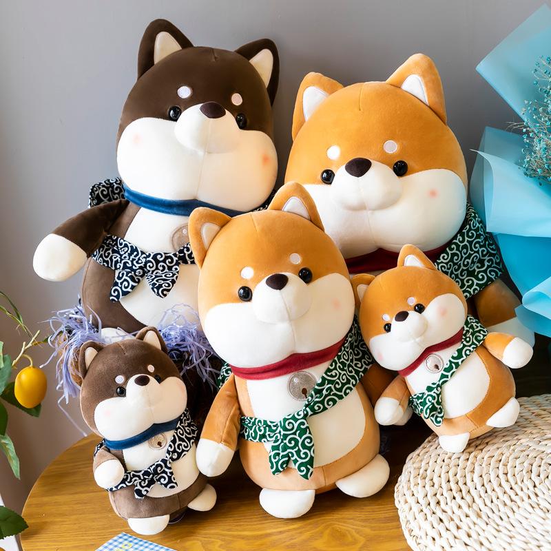 Cute Dog Plush Toys Dolls for Kids Children Soft Stuffed Animals Toy High Quality Bedroom Decoration Birthday Gifts 23cm