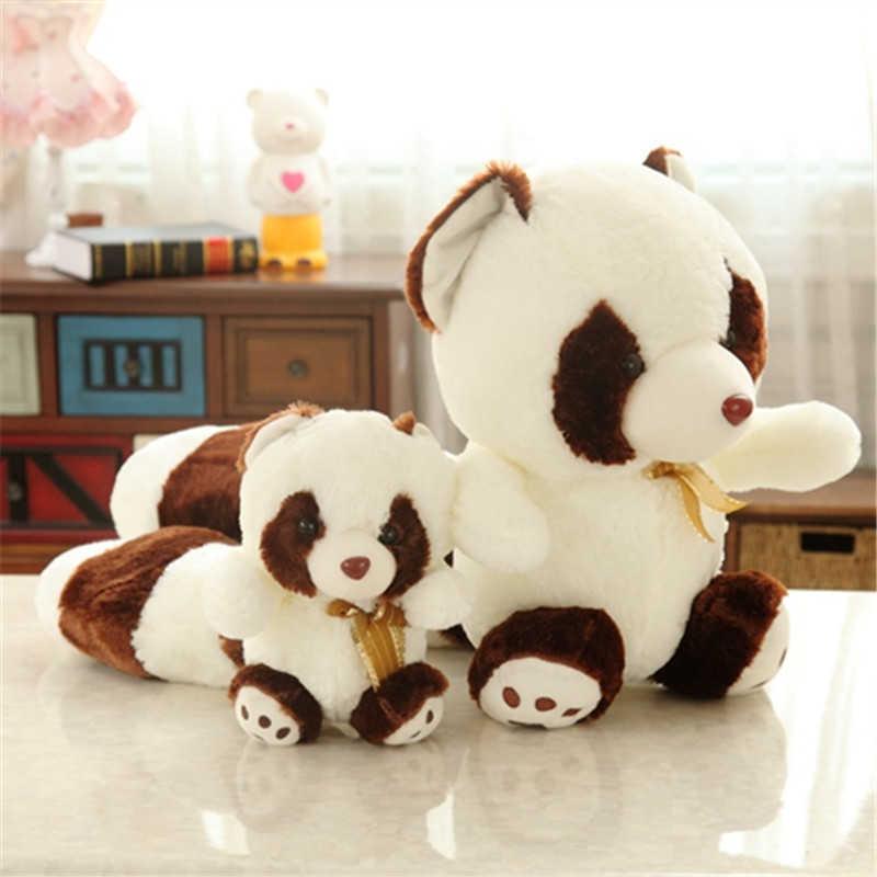 New Long Tail Raccoon Doll Plush Toys Girlfriend Pillow Cute Adorable Bear Doll Ragdoll Koala Bear Pillow Girl Bed Unisex Gifts H1025