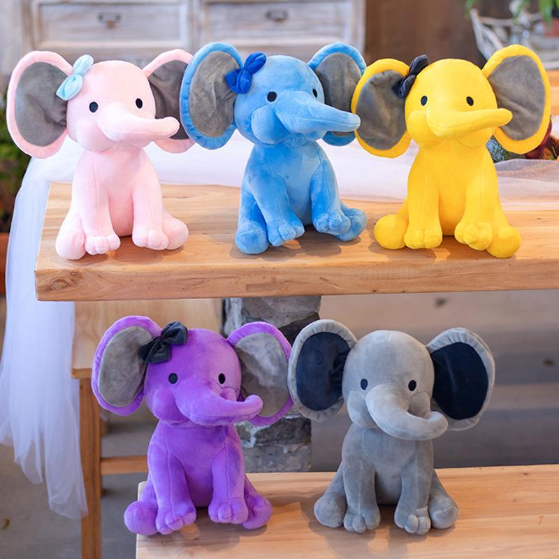 Creative Stuffed & Plush toys to appease the baby elephant doll plush toy baby sleep with the elephant pillow Holy holiday gift