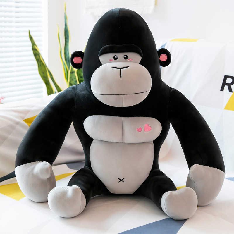 King Kong Gorilla Plush Toys Orangutan Model Doll Girls Boys Christmas Present Stuffed Toy for Children Kids Gifts H1025