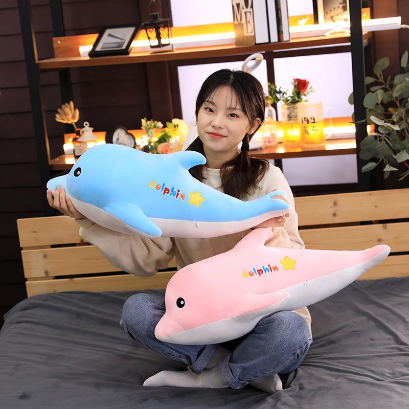50cm dolphin Plush Toys dolphin Pillow Dolls Stuffed animals Rabbit Plush Toy Kids Toy Doll Soft Plush Toy Birthday Gifts