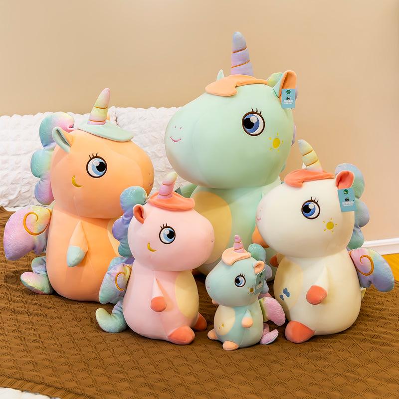 unicorn plush toys cute stuffed animals doll kids adult soft bedroom home decoration children birthday gifts