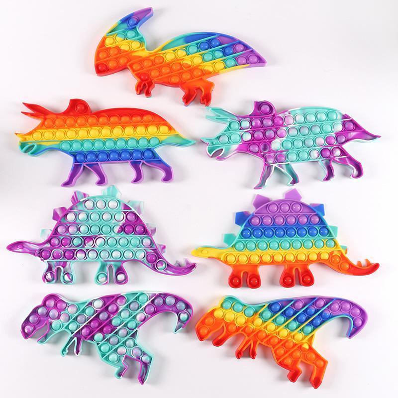 30cm dinosaur Rainbow GoBang Rodent Pioneer Large I m A Master Child Mental Arithmetic Shiatsu Board Game Disk Toy