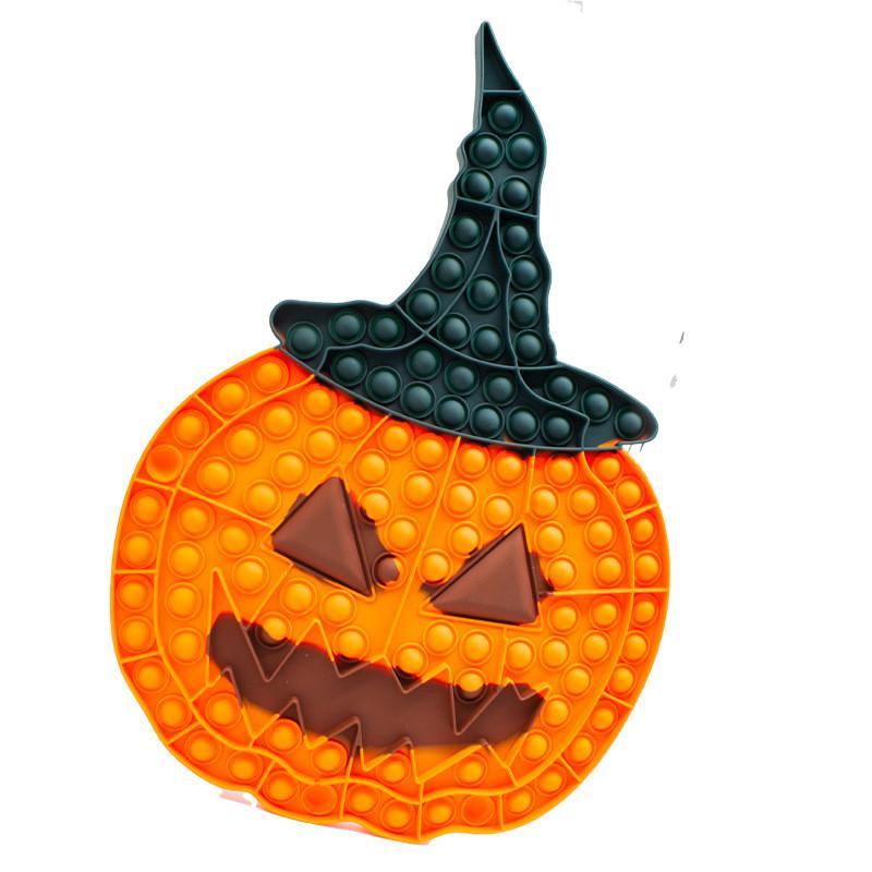 Fidget Toys Halloween Theme Bubble Popping Pumpkin Hallowmas Image Sensory push Finger Party Gift Kids