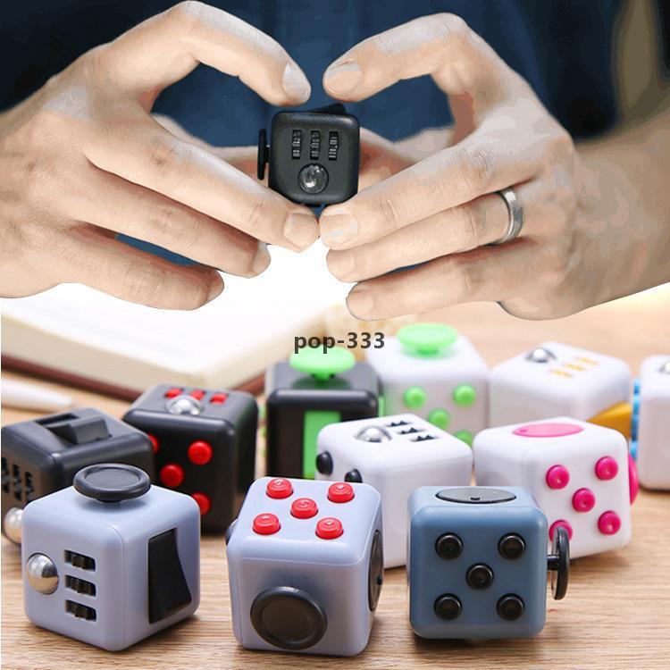 2.8/3.3cm Cube toys Stress Relief Squeeze Fun Decompression Toy Anxiety Boredom Attention Magic busy Gift