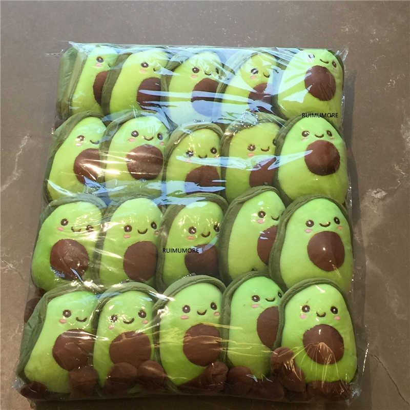 20pcs 13CM Cute Avocado doll pendant Toy , Small Plush Toys Pendant party gift keychain toy H0910 H1025