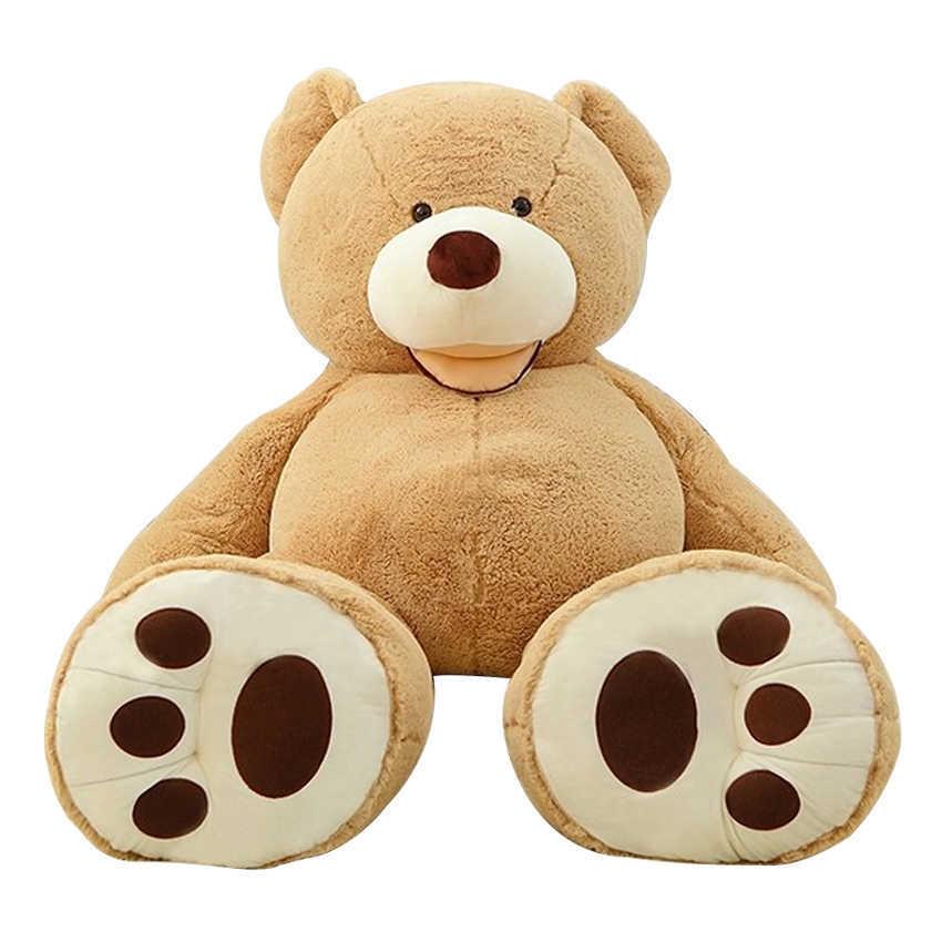 100cm High Quality Giant Teddy Bear Plush Toy Stuffed Animal Bear Doll Kids Toys Birthday Valentine s Day Gifts for Girls H1025