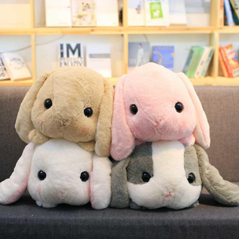 45cm Lovely Rabbit Stuffed Plush Toys Baby Kids Children Girls Birthday Kawaii Gifts Home Decor Stuffed Animals Doll Sofa Pillow H1025
