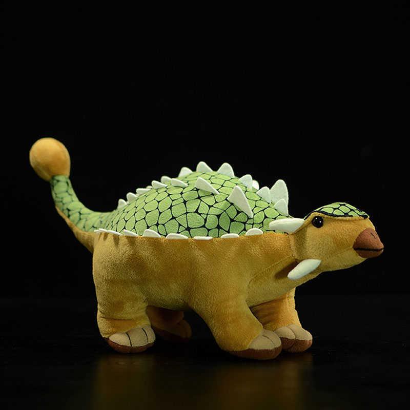 Lifelike Soft Ankylosaurus Dinosaur Plush Toys Real Life Cute Dragon Stuffed Animal Toy Gifts For Children H1025