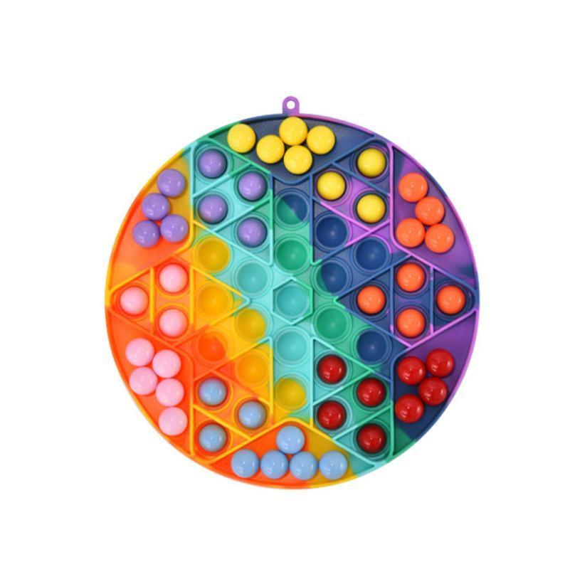 decompression Desktop checkers, educational toy, large battle chessboard, anti-rodent pioneer, and push bubble toys