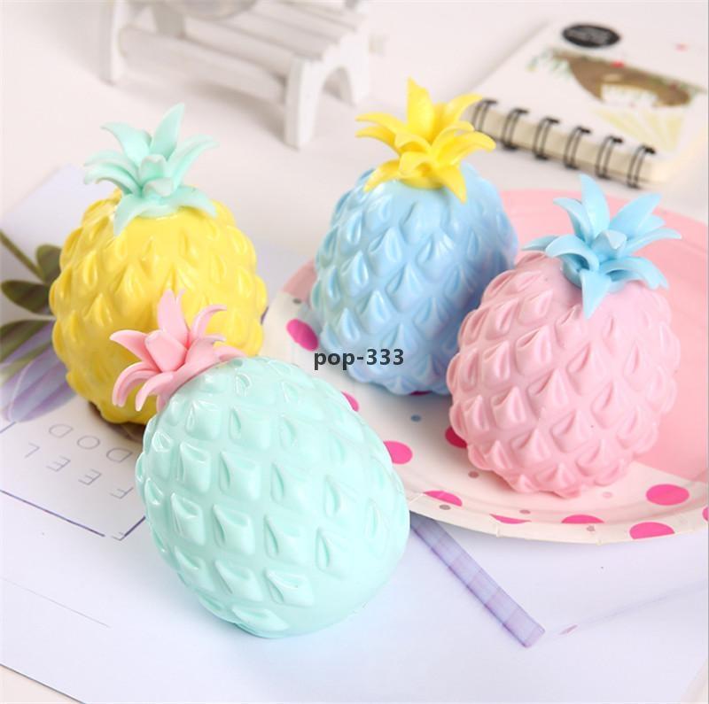 Anti Stress Fun Soft Pineapple Ball Reliever Toy Fidget Squishy Antistress Creativity Sensory Children Adult Toys