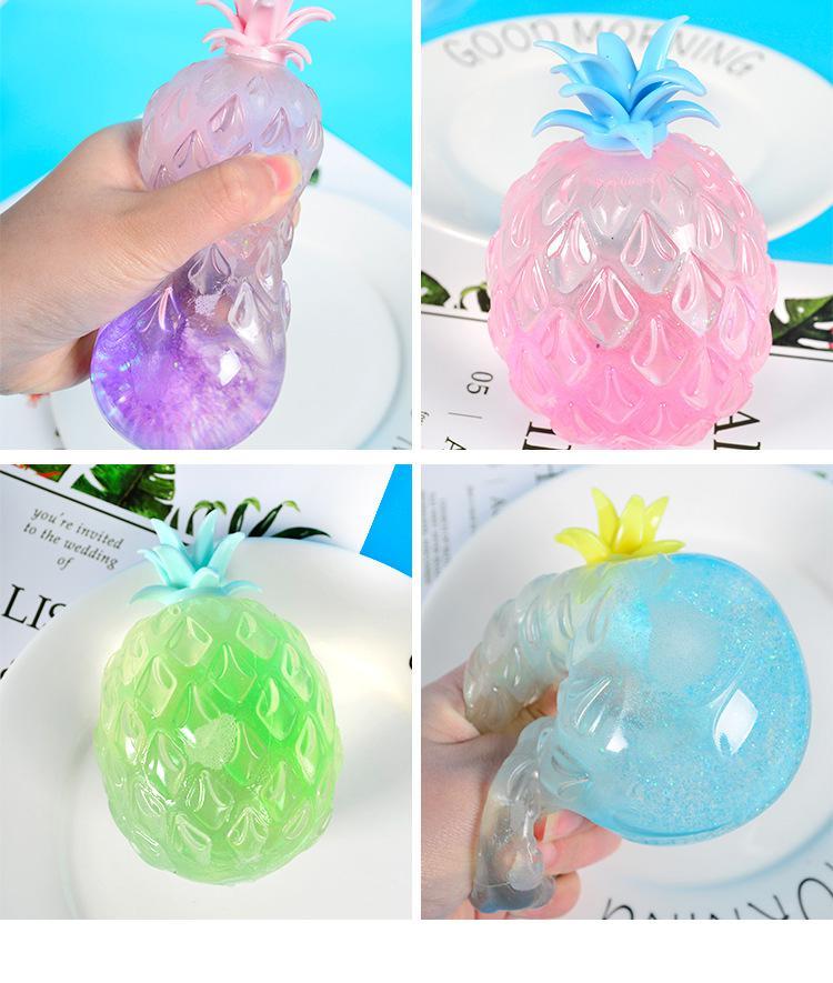Fidget Toys 1PCS Simulation Pineapple Decompression Toy Pinch Squeeze Stress Relief Hand for Adults Children