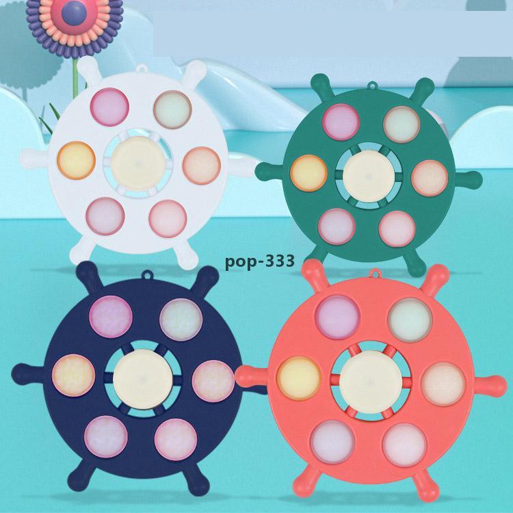 Decompression bubble sensorial toy Spinning Top 4 styles of luminous Gift toys to relieve stress for children or adults