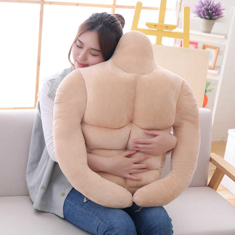 Sexy Muscle Man Plush Toy Plush Pillow Baby Toys Kid Toys Girl Christmas Gifts Toys for Children Home Decor H1025