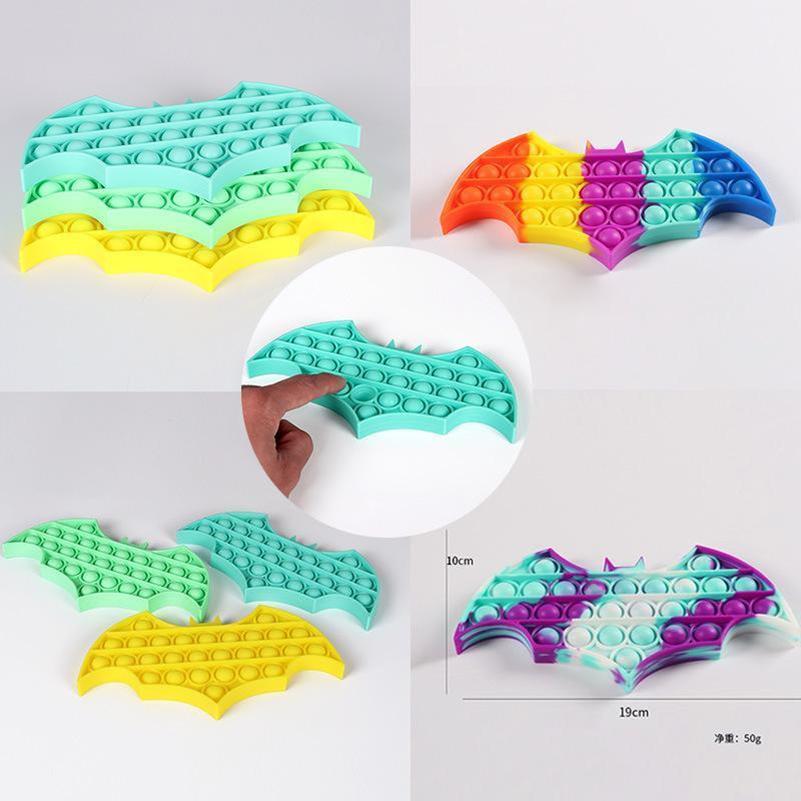 Decompression Push Bubble Sensory Toy Antistress Game Stress Relief Silicone Fidget Toys Drop Ship 2021 Halloween