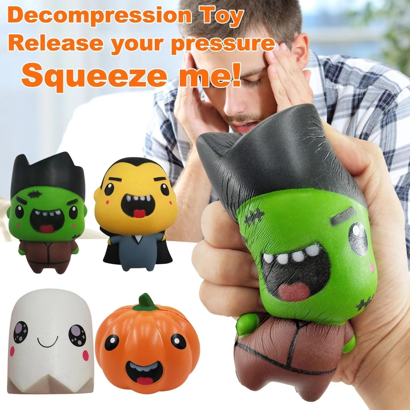 Fidget Halloween Toy AntiStress Gift Adults Children Decompression Sensory Relief Creative Cute Doll vent toys
