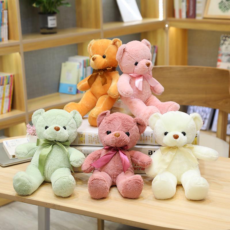 colorful bear plush toys stuffed animals doll bears toy home wedding decoration Gift