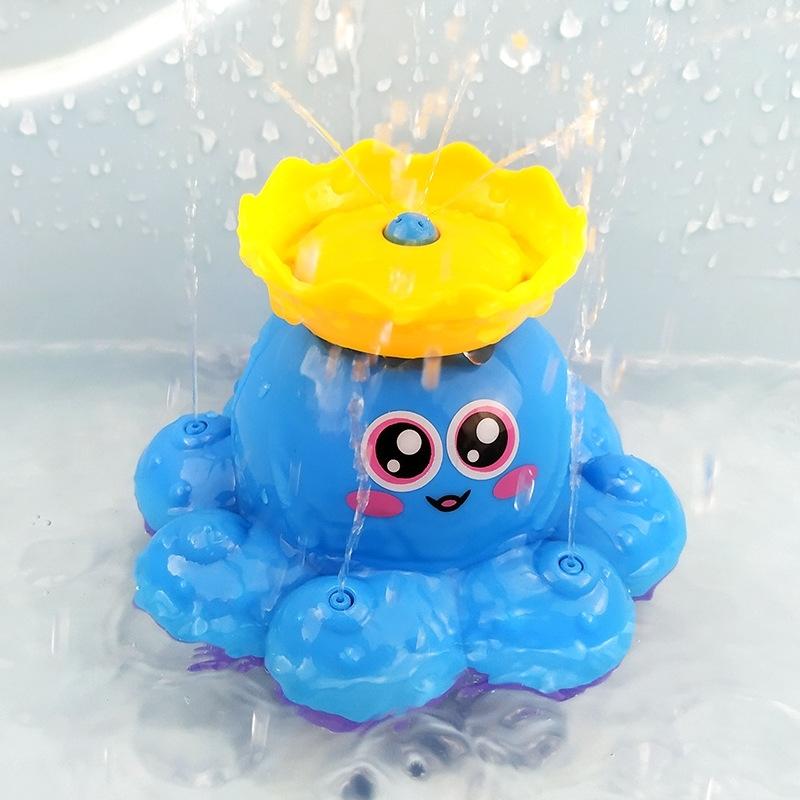 Baby electric water jet boat Octopus bath toy children floating rhubarb duck swimming boys and girls have fun