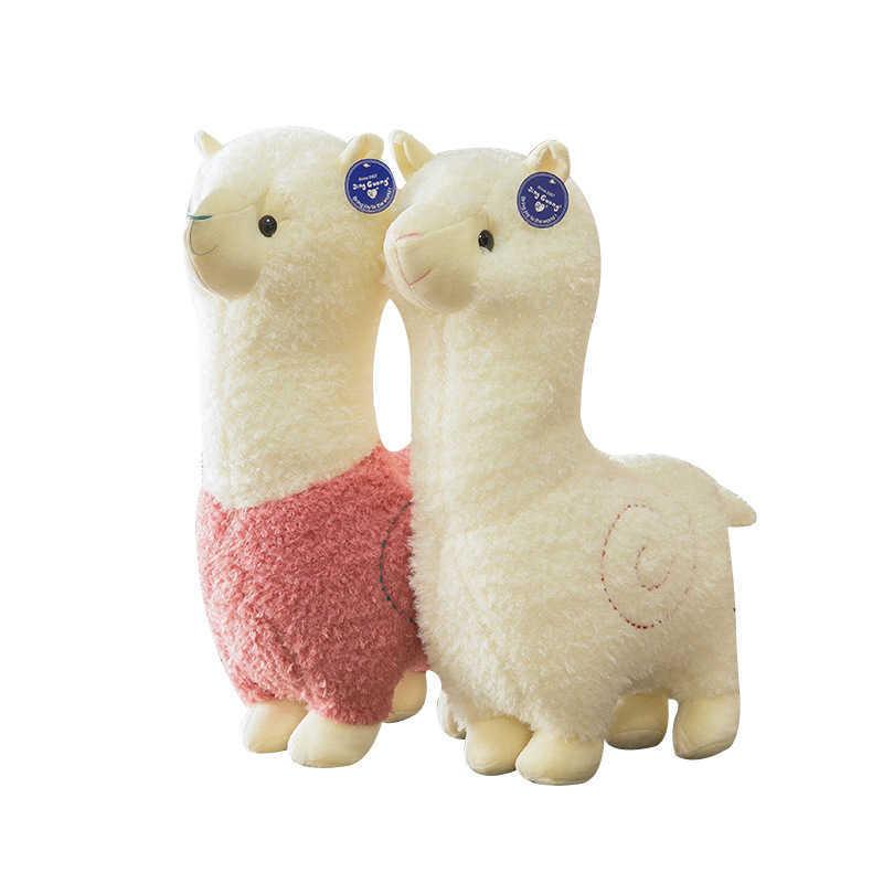 28~80cm Cute Alpaca Llama Plush Toy Doll Stuffed Animal Dolls Soft Plush Alpaca Dolls For Kids Birthday Gifts H1025